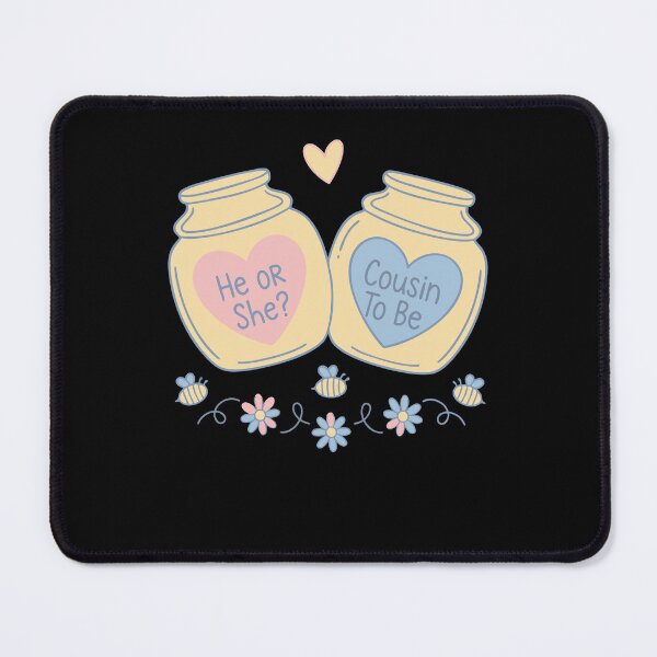 Item preview, Gender Reveal He Or She Cousin To Be Baby Shower designed and sold by LuminOrb.