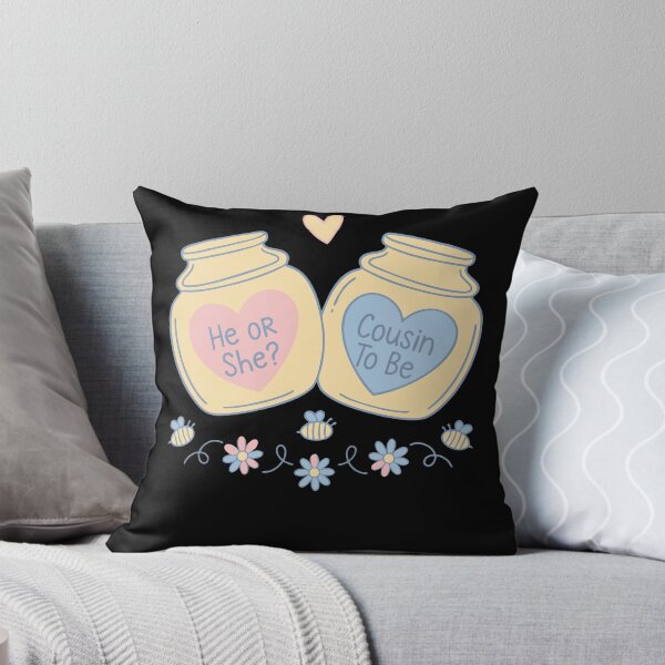 Item preview, Gender Reveal He Or She Cousin To Be Baby Shower designed and sold by LuminOrb.