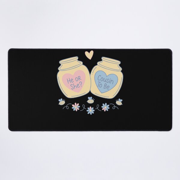 Item preview, Gender Reveal He Or She Cousin To Be Baby Shower designed and sold by LuminOrb.