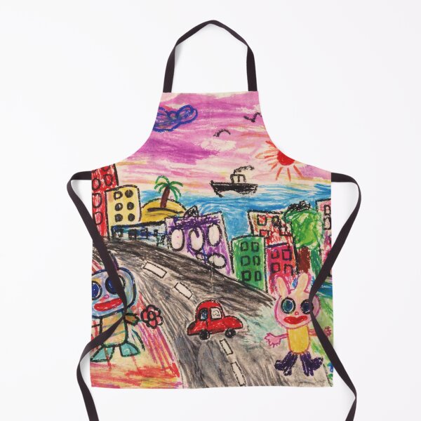 Item preview, Crayon City Adventure Kids Drawing Style designed and sold by Modaozushi216.