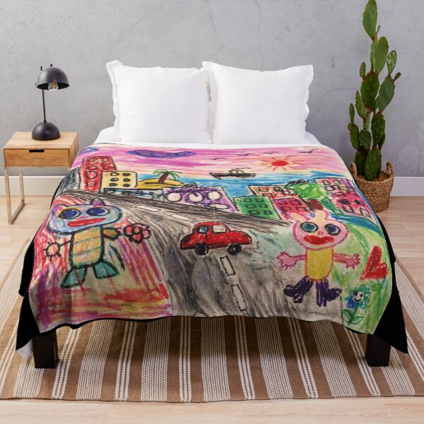 Item preview, Crayon City Adventure Kids Drawing Style designed and sold by Modaozushi216.