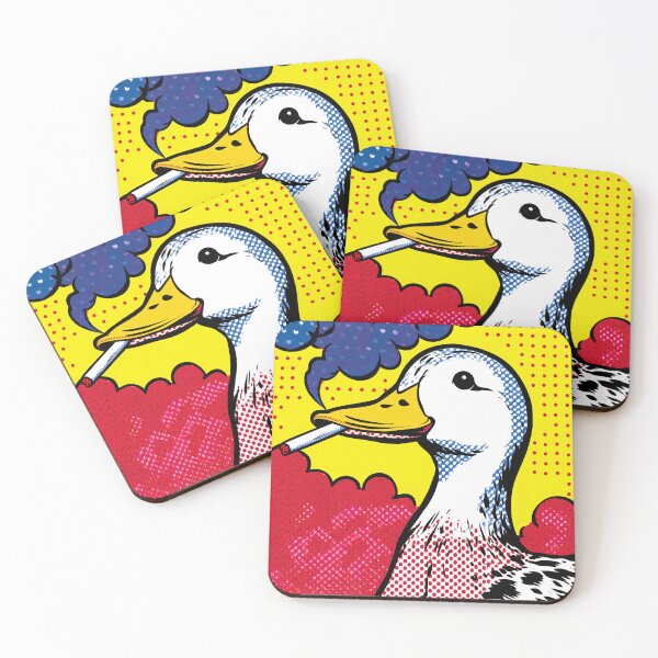 Item preview, Pop Art Smoking Duck designed and sold by lautir.