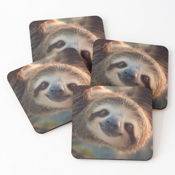 Item preview, Sloth on tree branch designed and sold by anytka.