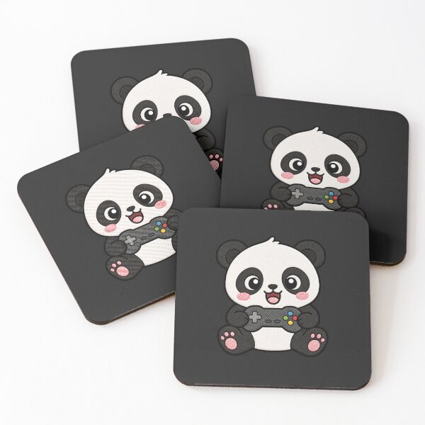 Item preview, Panda Gamer – Cute Kawaii Gaming Animal Design designed and sold by ColorSplash123.