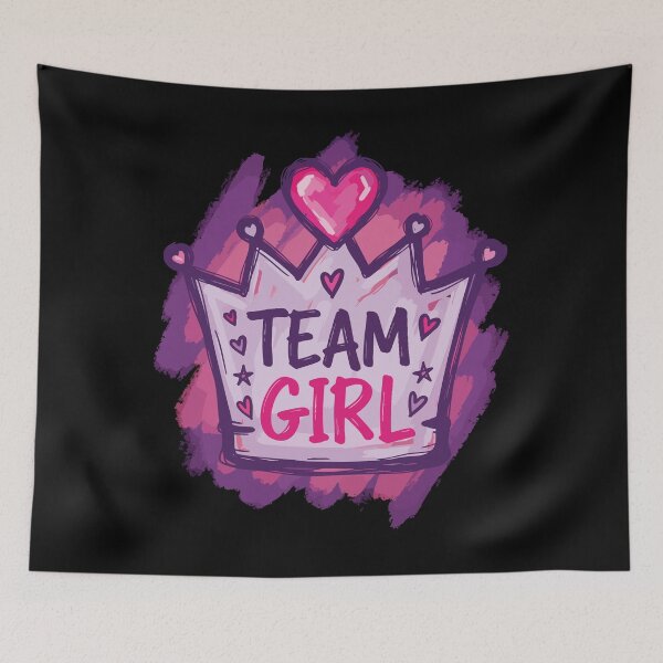 Item preview, Gender Reveal Team Girl Baby Shower Mom Dad designed and sold by LuminOrb.