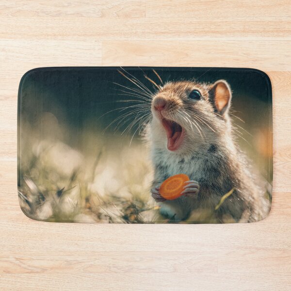 Item preview, Squirrel enjoys snack in sunny grass designed and sold by anytka.