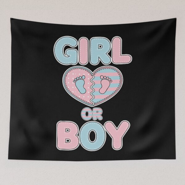 Item preview, Gender Reveal Girl Or Boy Baby Shower Announcement designed and sold by LuminOrb.