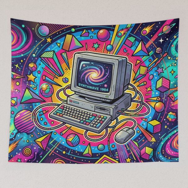 Item preview, Retro cosmos meets neon vision designed and sold by Sigtrix.