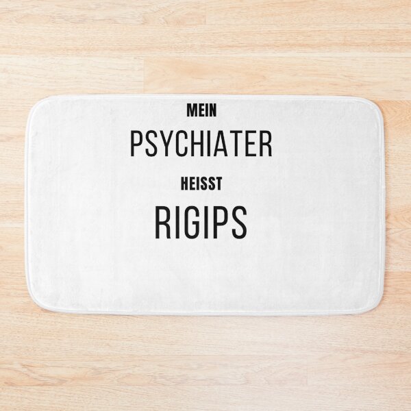 Item preview, My psychiatrist is called Rigips - drywaller saying designed and sold by FivehundredStar.