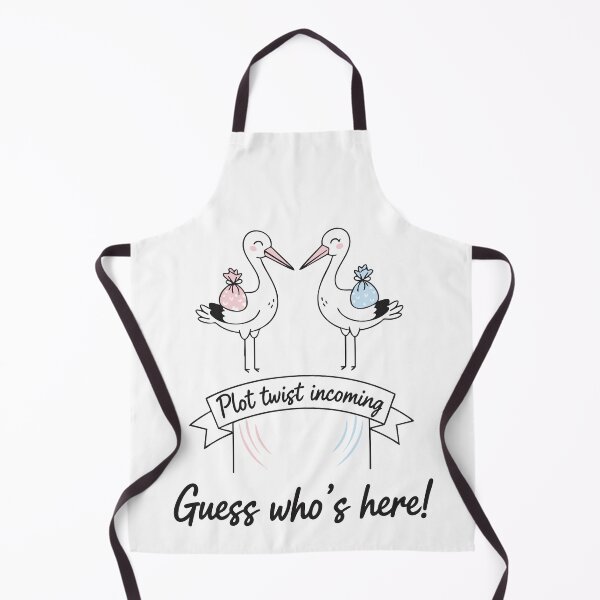 Item preview, Gender Reveal Plot Twist Incoming Guess Whos Here designed and sold by LuminOrb.