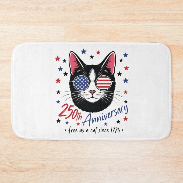 Item preview, Patriotic Cat USA Flag Sunglasses 250 Years 1776 2026 Funny 4th of July designed and sold by kiralynstration.