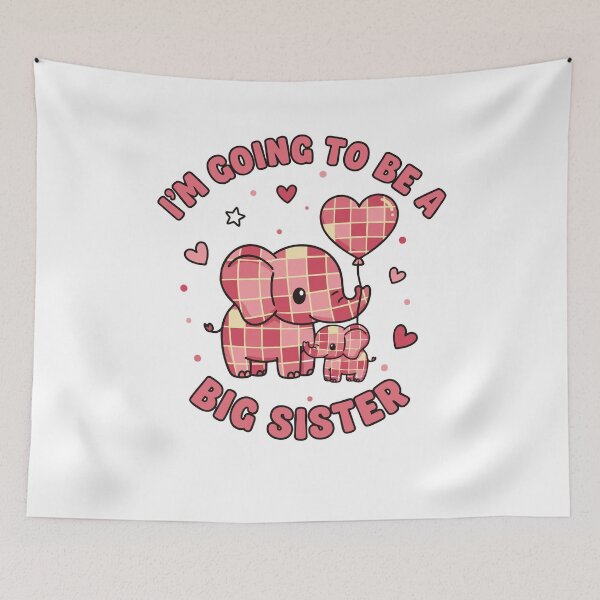 Item preview, Gender reveal Im Going To Be A Big Sister Baby designed and sold by LuminOrb.