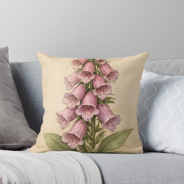 Item preview, Vintage Foxglove Botanical Illustration - Digitalis Purpurea Antique Botanical Print designed and sold by Darlin8888.
