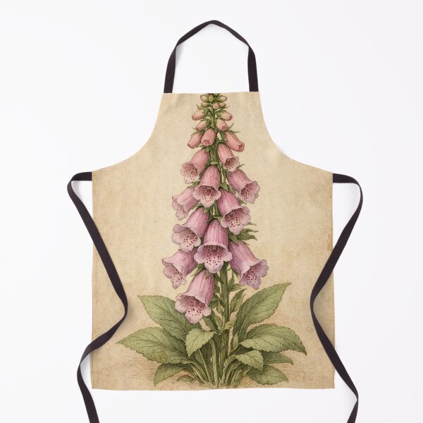 Item preview, Vintage Foxglove Botanical Illustration - Digitalis Purpurea Antique Botanical Print designed and sold by Darlin8888.
