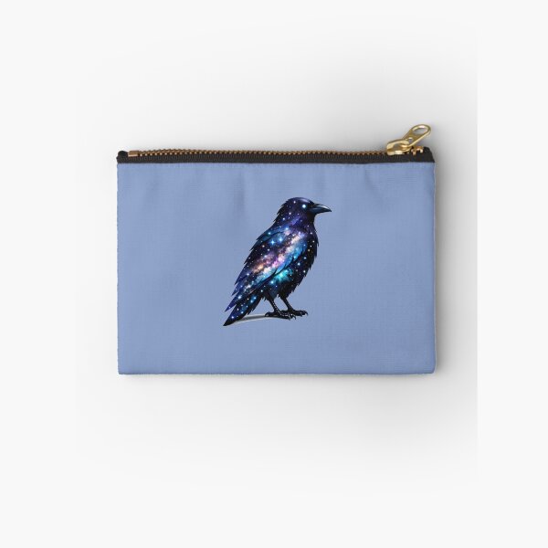 Item preview, Cosmic Crow | Celestial Galaxy Raven Silhouette & Star Cluster Art designed and sold by Studio77-Gothic.