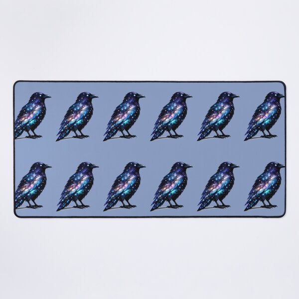 Item preview, Cosmic Crow | Celestial Galaxy Raven Silhouette & Star Cluster Art designed and sold by Studio77-Gothic.