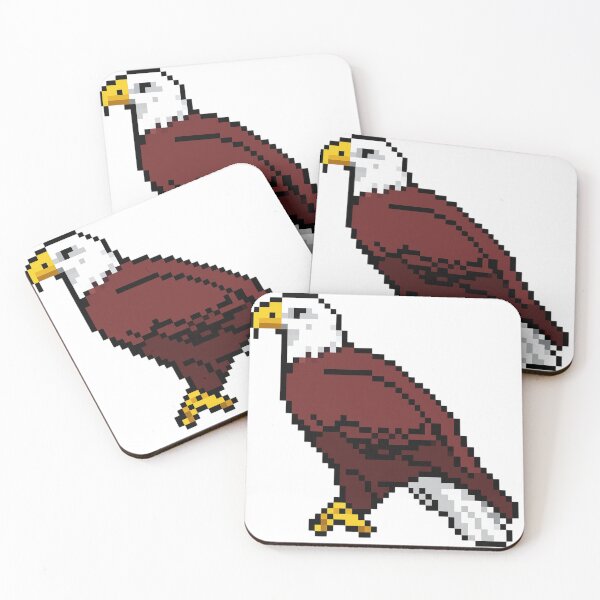 Item preview, american eagle, pixel style design designed and sold by geekmania48.