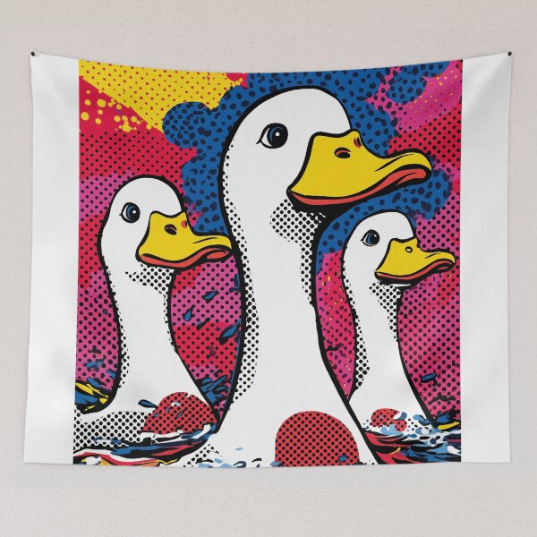 Item preview, Colorful Pop Art Ducks designed and sold by lautir.