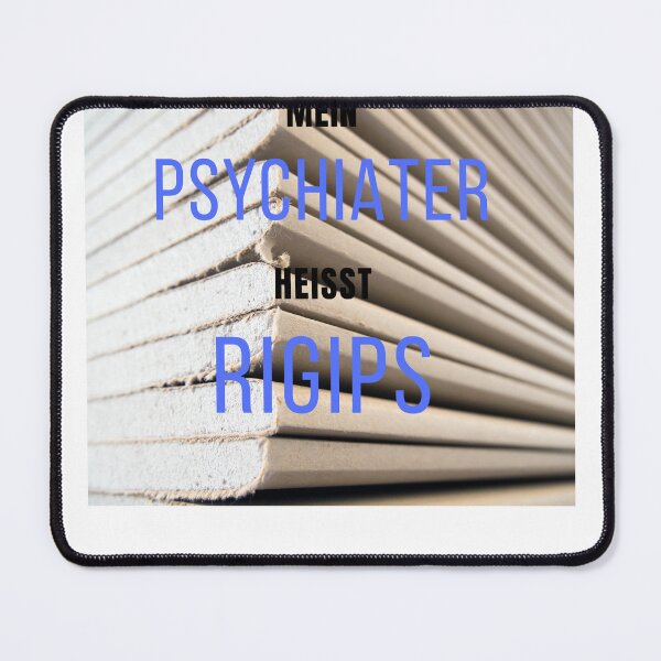 Item preview, My psychiatrist is called Rigips - drywaller saying designed and sold by FivehundredStar.