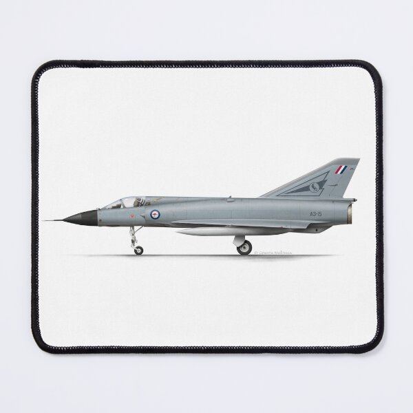 Item preview, Dassault Mirage III A3-15 Grey designed and sold by Grubby Fingers Aircraft Illustration.