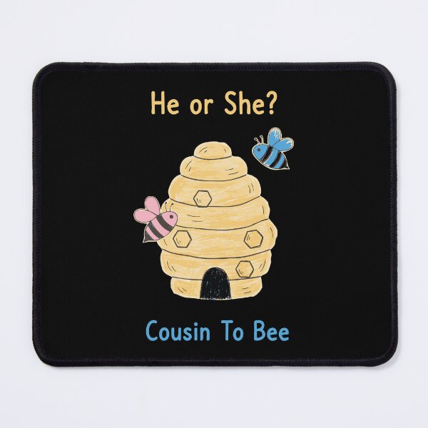 Item preview, Gender Reveal He Or She Cousin To Bee Baby Shower designed and sold by LuminOrb.