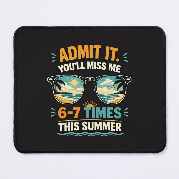 Item preview, Admit It Youll Miss Me Funny Last Day of School Summer Break designed and sold by kiralynstration.