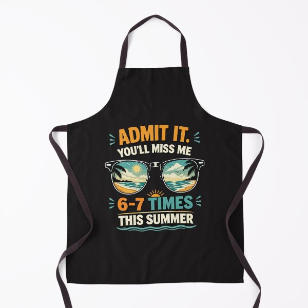 Item preview, Admit It Youll Miss Me Funny Last Day of School Summer Break designed and sold by kiralynstration.