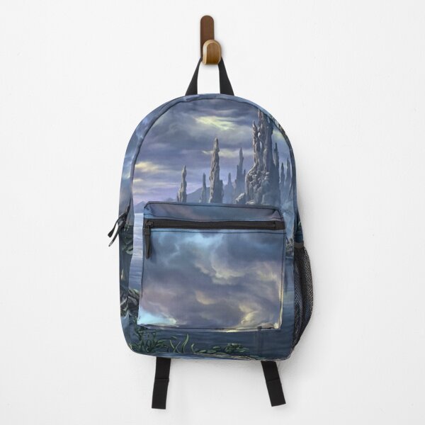 Item preview, Mystical rocky landscape in the evening designed and sold by Sigtrix.