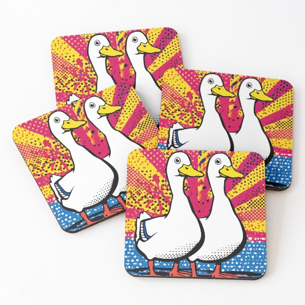 Item preview, Two Ducks with Pop Art Style designed and sold by lautir.