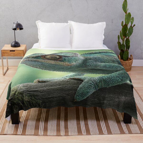 Item preview, Chameleon on a branch in nature designed and sold by anytka.