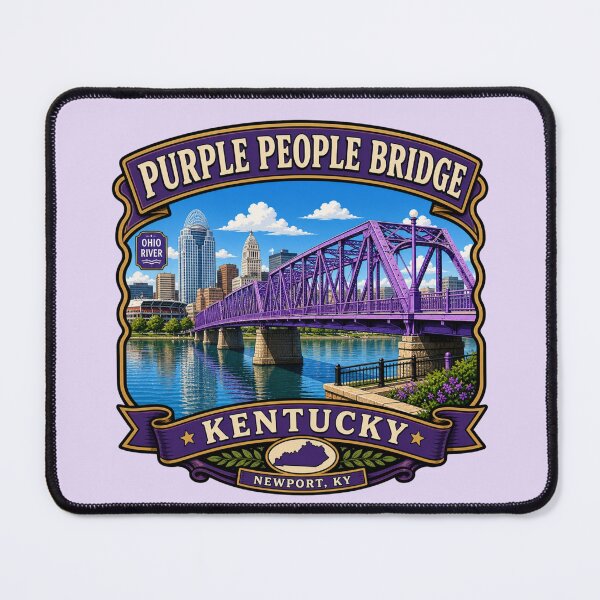 Item preview, Purple People Bridge, Newport Kentucky - Ohio River designed and sold by Myra365Art.