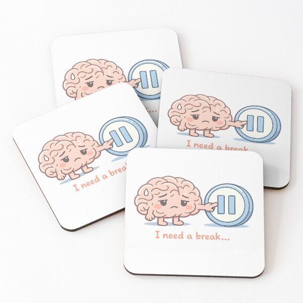 Item preview, Brain Pressing Pause designed and sold by Neural-canvas.