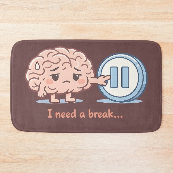 Item preview, Brain Pressing Pause designed and sold by Neural-canvas.
