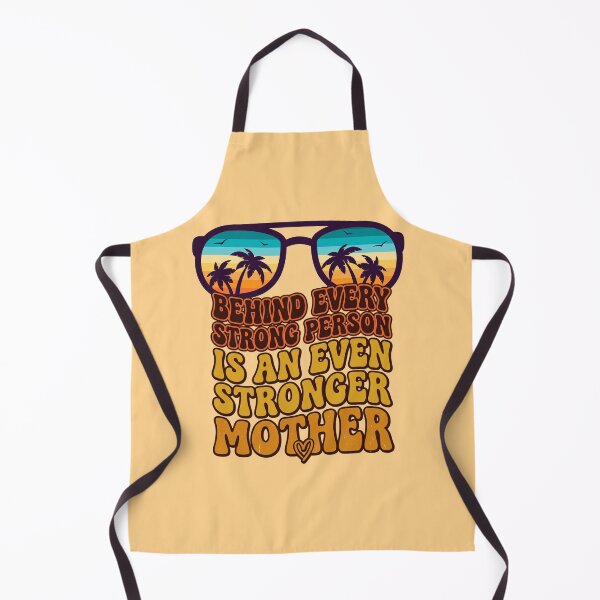 Item preview, Behind Every Strong Person Is a Stronger Mother – Retro Vintage Mom Gift, Empowering Mother Quote designed and sold by Im-Ara.