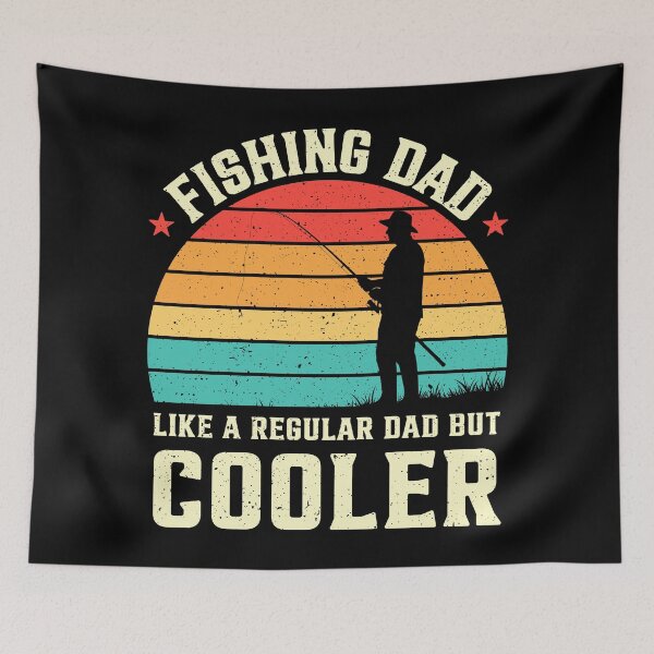 Item preview, Fishing Dad Like A Regular Dad But Cooler Retro designed and sold by RareBunny.