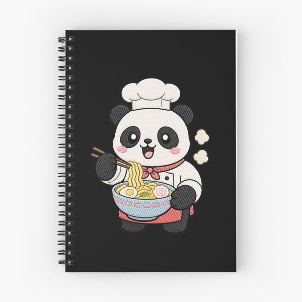 Item preview, Panda Chef – Cute Kawaii Noodle Cooking Design designed and sold by ColorSplash123.