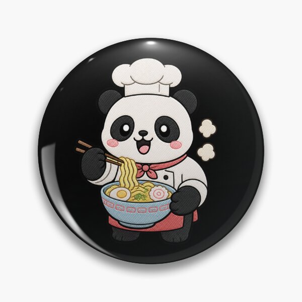 Item preview, Panda Chef – Cute Kawaii Noodle Cooking Design designed and sold by ColorSplash123.