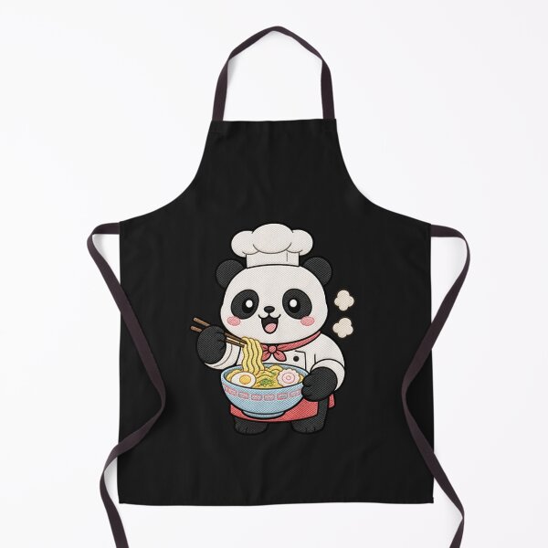 Item preview, Panda Chef – Cute Kawaii Noodle Cooking Design designed and sold by ColorSplash123.