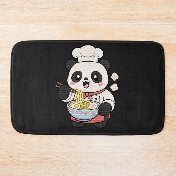 Item preview, Panda Chef – Cute Kawaii Noodle Cooking Design designed and sold by ColorSplash123.