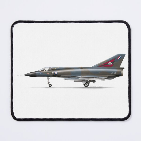 Item preview, Dassault Mirage III A3-100 designed and sold by Grubby Fingers Aircraft Illustration.