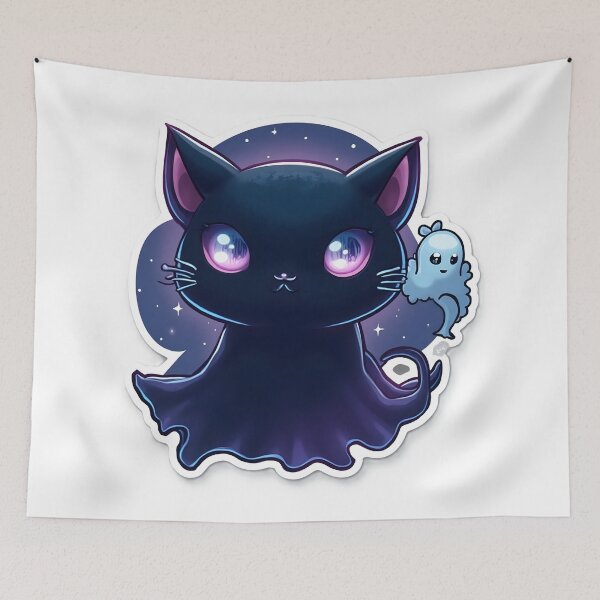 Item preview, Ghost Cat with Shadow Soul designed and sold by TH cartoon world.