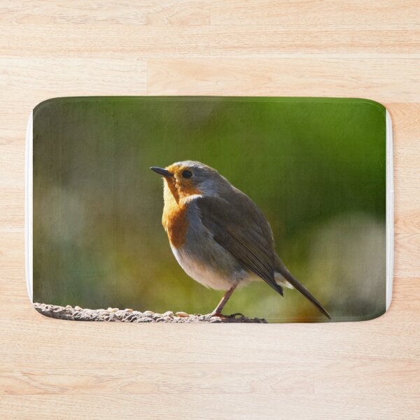 Item preview, European Robin Glowing in Warm Golden Evening Light designed and sold by Shanguai.