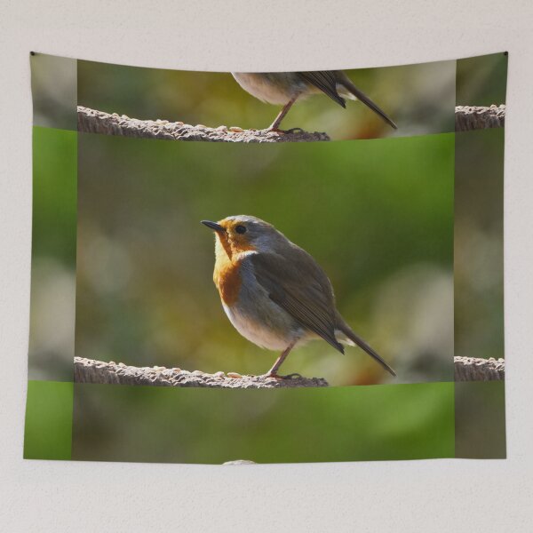 Item preview, European Robin Glowing in Warm Golden Evening Light designed and sold by Shanguai.