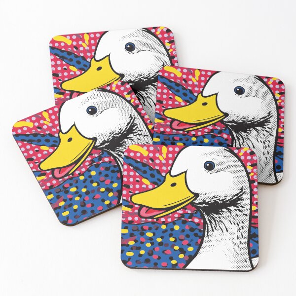 Item preview, Pop Art Duck Portrait designed and sold by lautir.