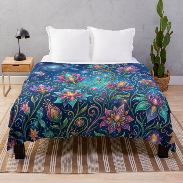 Item preview, Cosmic floral fantasy at night designed and sold by Sigtrix.