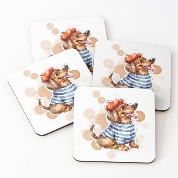 Item preview, French Bulldog in Sweater and Beret France Flag Colors Design designed and sold by iamKRUK.