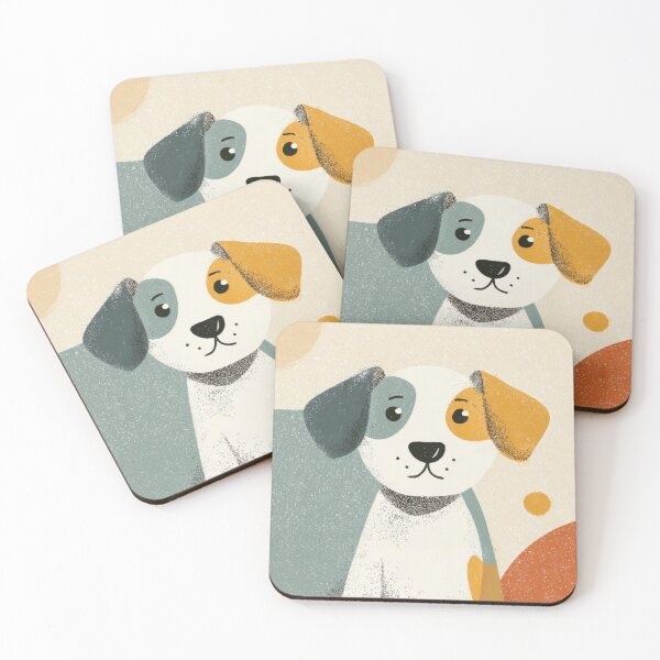 Item preview, Colorful dog with shapes designed and sold by anytka.