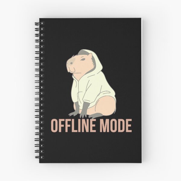 Artikelvorschau, Capybara Offline-Modus entworfen und verkauft von mikoala50.