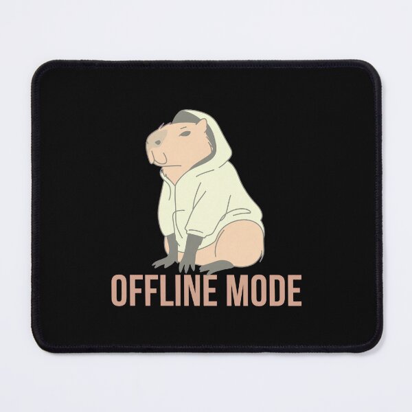 Item preview, capybara offline mode designed and sold by mikoala50.