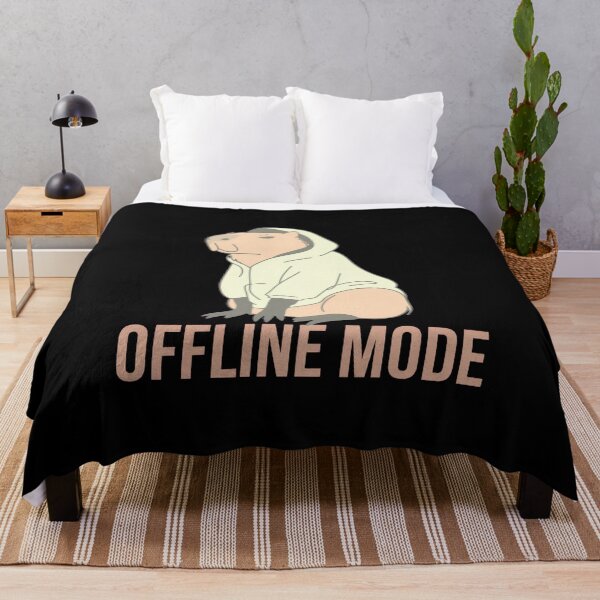 Item preview, capybara offline mode designed and sold by mikoala50.